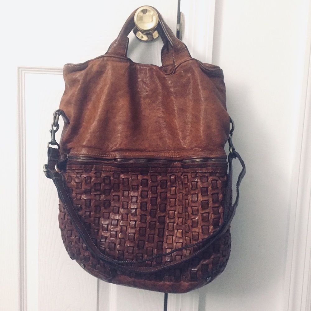 V-Day Sale❤️Langellotti Woven Leather Bag